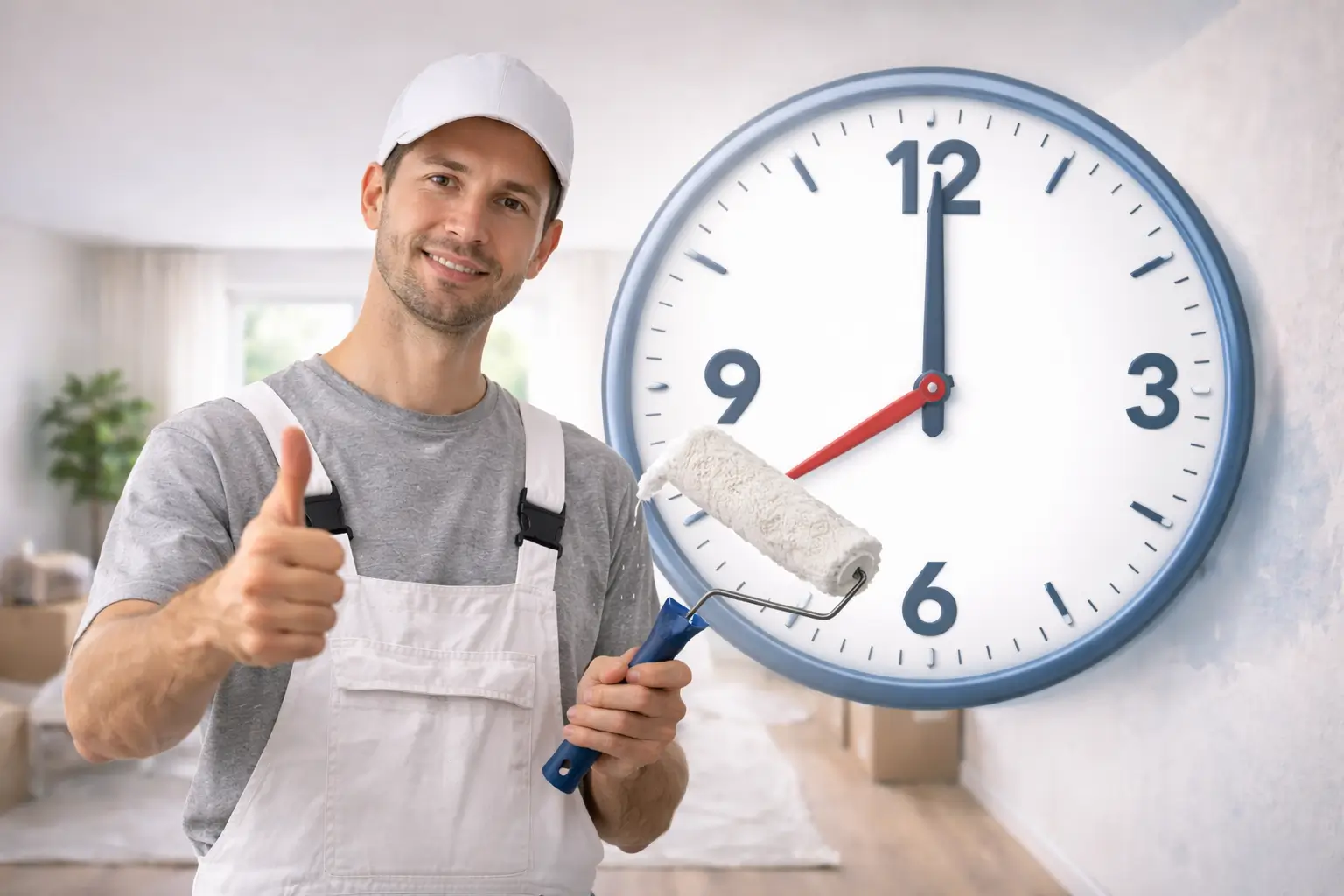 quadratmeter schafft ein maler am tag