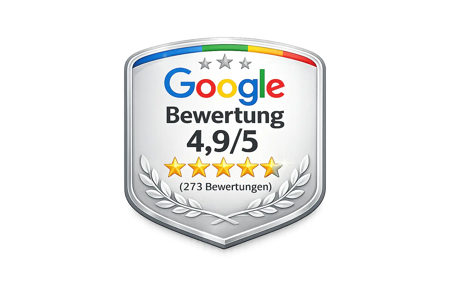 google bewertung 4.9