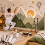 ideen für die kinderzimmer wandgestaltung