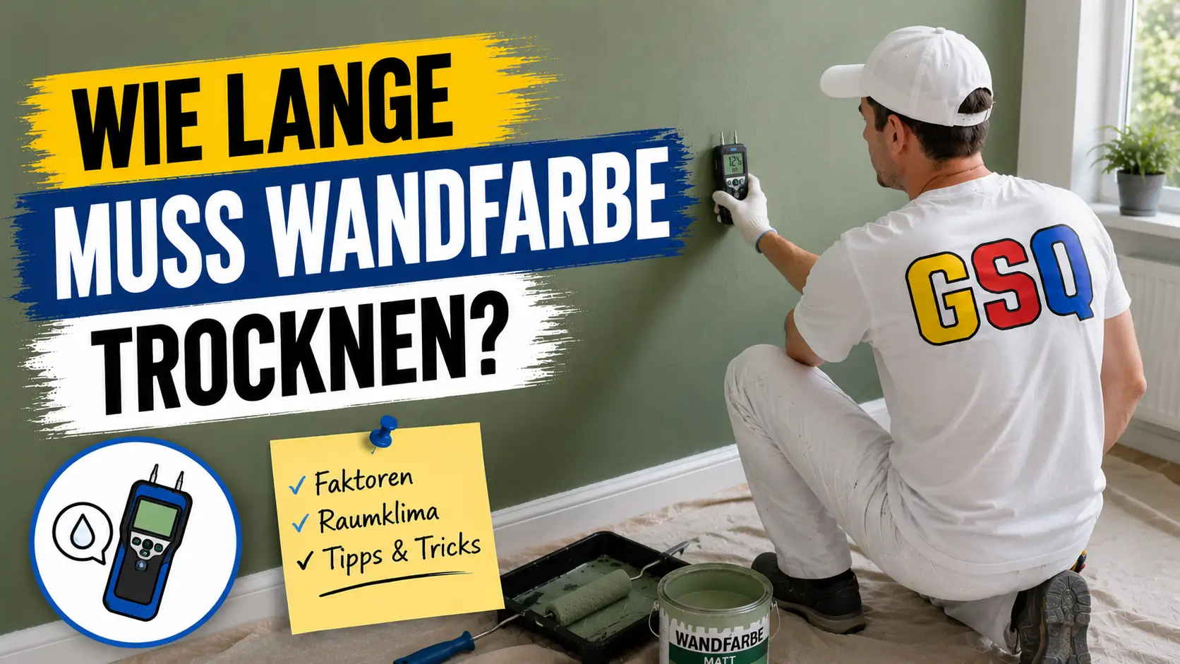 muss wandfarbe trocknen
