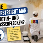 überstreicht man nikotin und wasserflecken