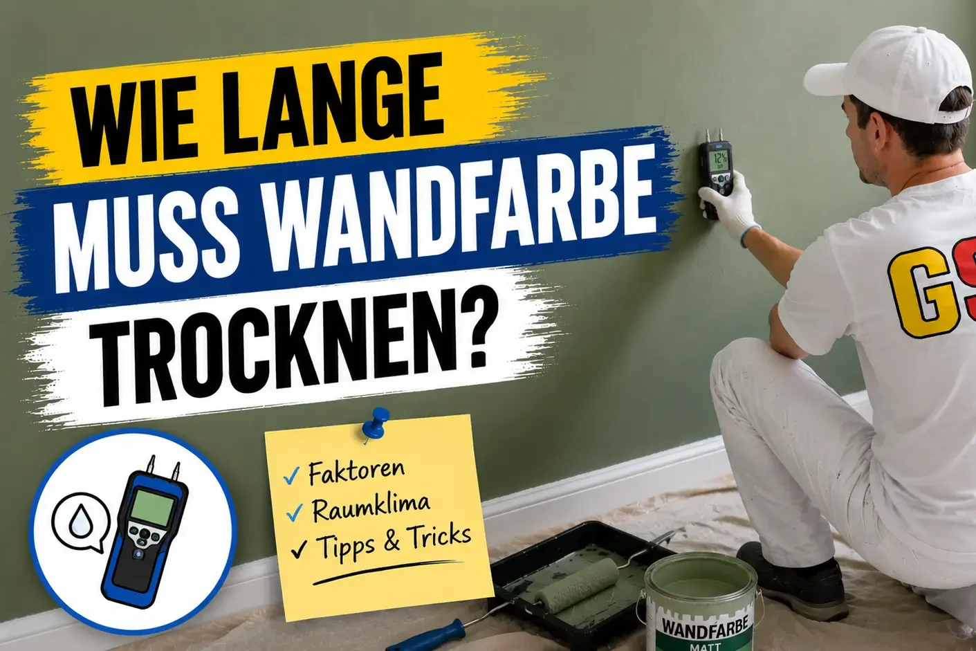 muss wandfarbe trocknen
