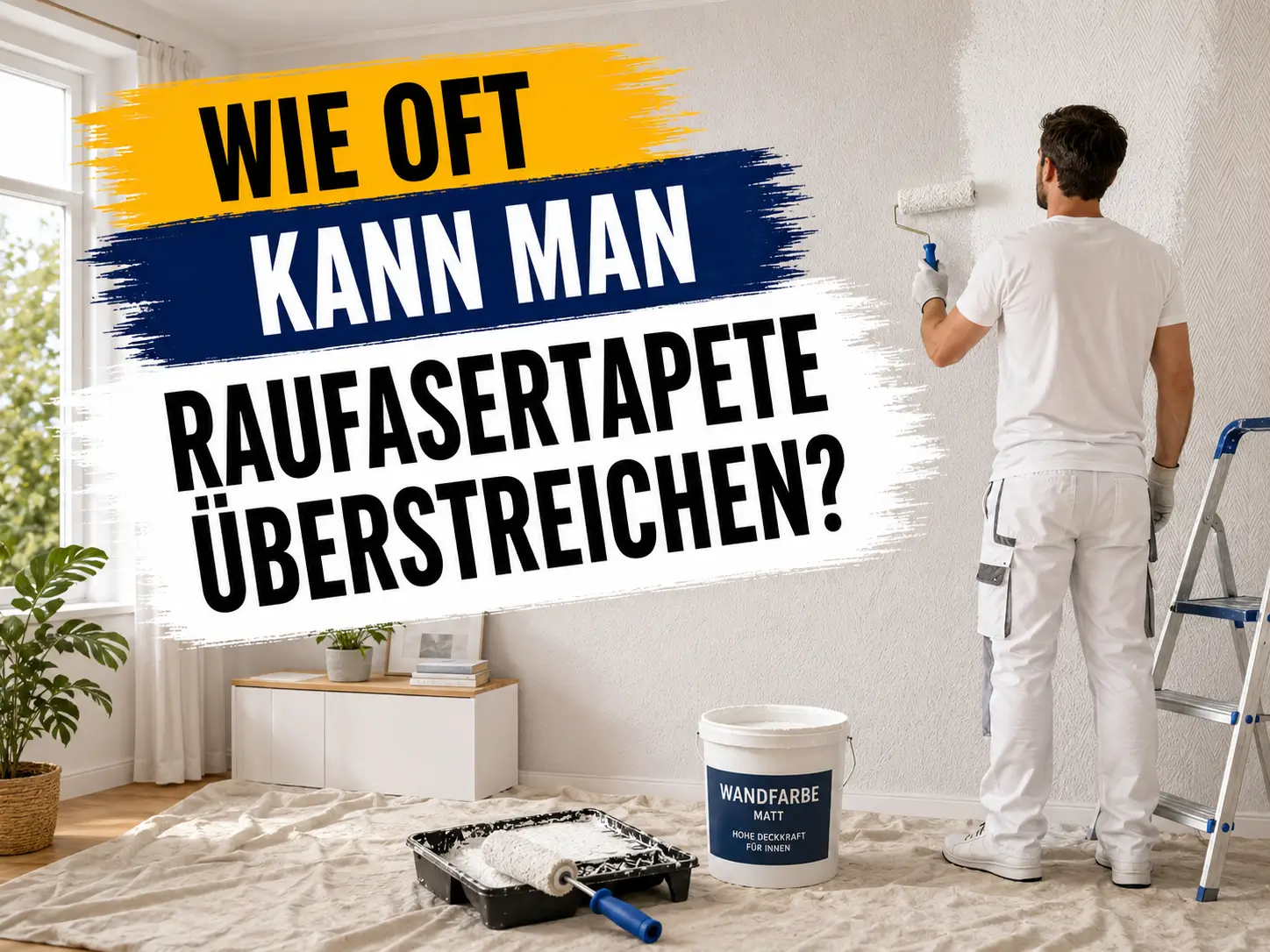oft kann man raufasertapete überstreichen