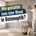 gestaltet man eine Wand in betonoptik