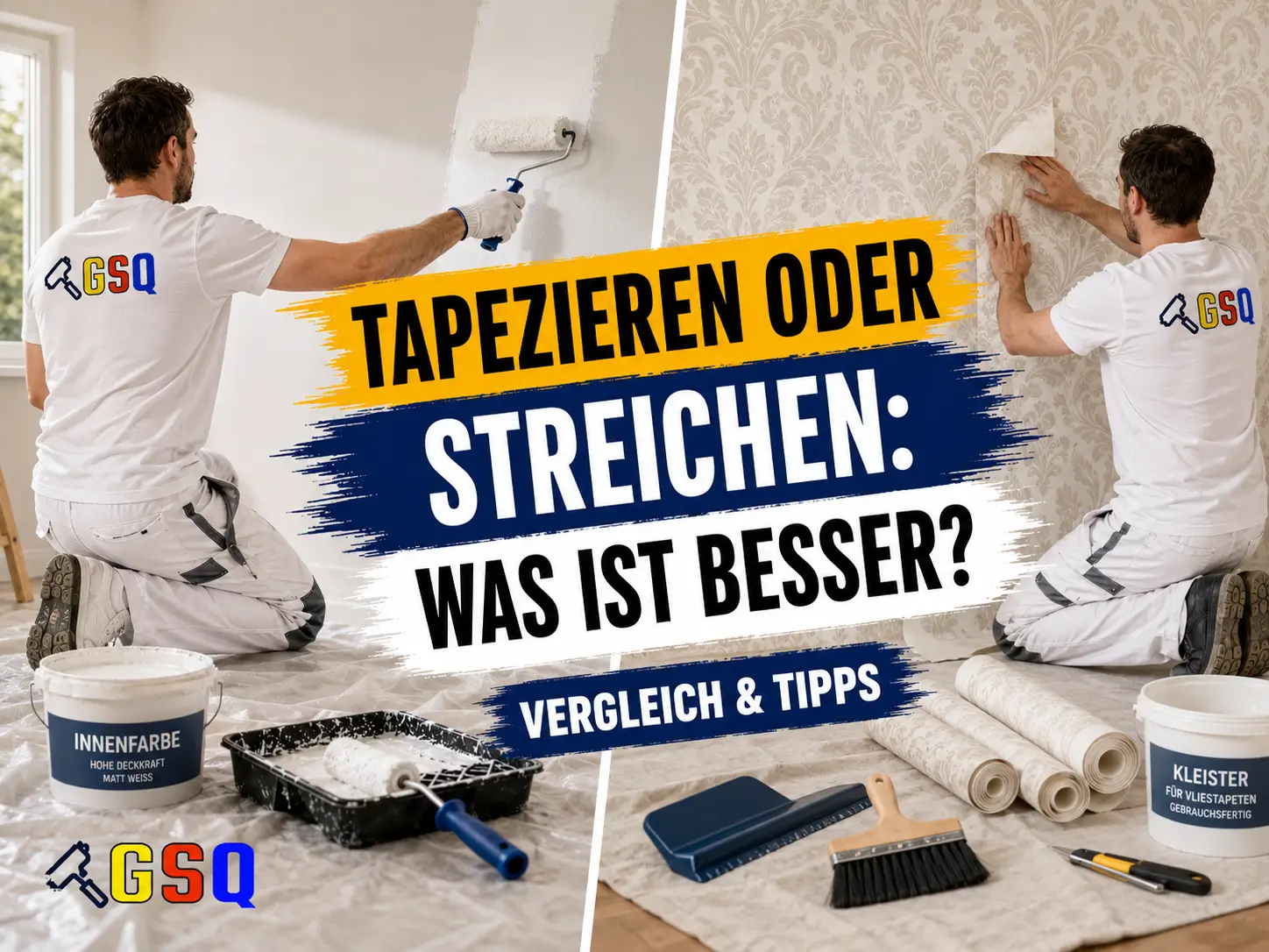 tapezieren oder streichen